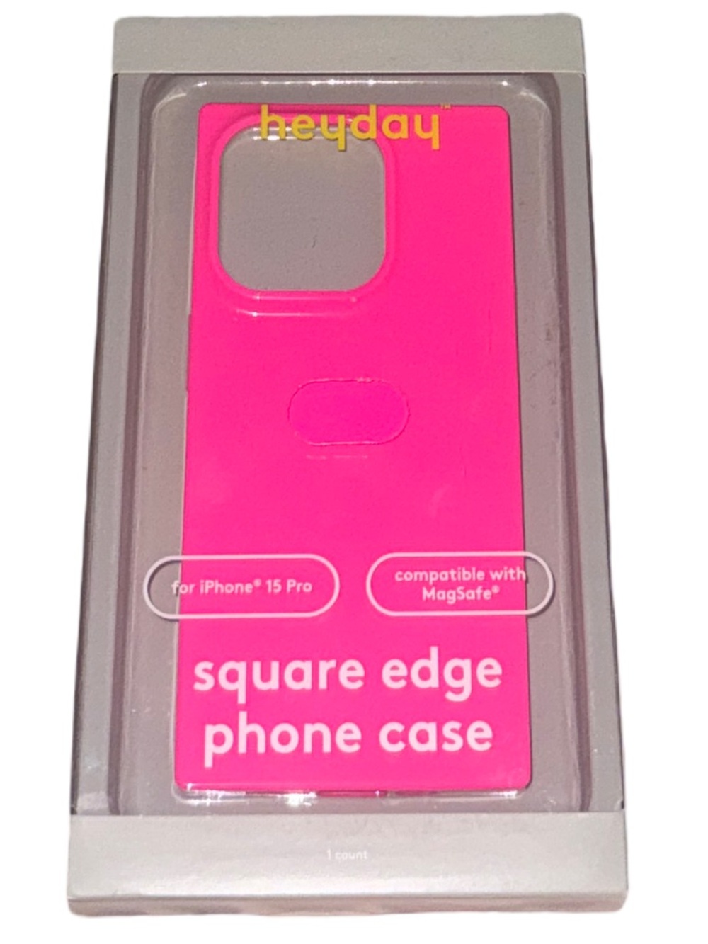 Heyday Square Case for Apple iPhone 15 Pro MagSafe Neon Pink
New in Box
